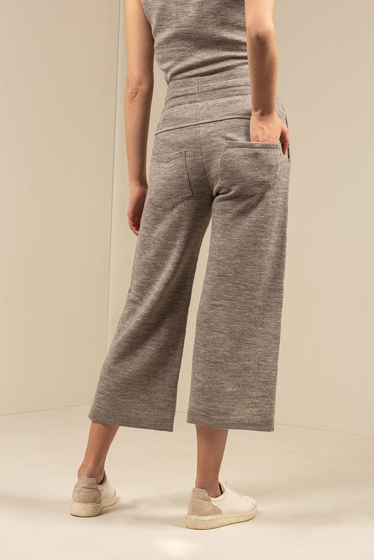 Usseglio Pants Cotton & Baby Alpaca Color Thunder
