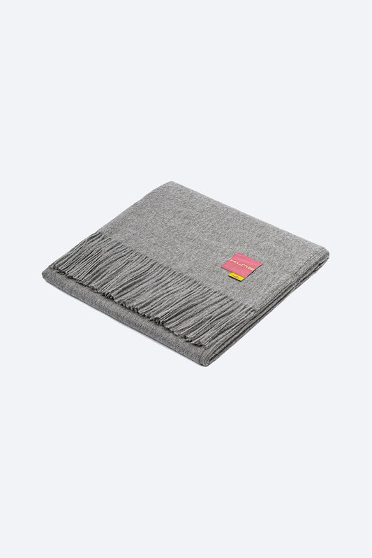 Jet Blanket Baby Alpaca Color Grey