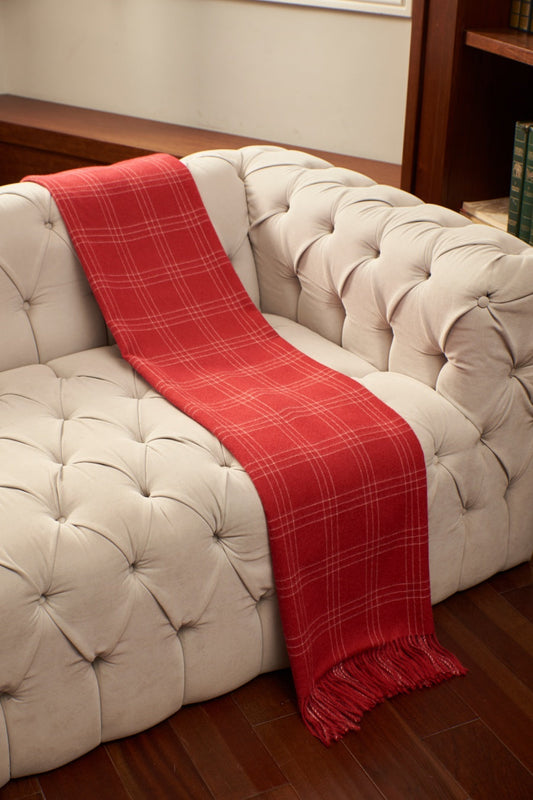Jetlag Blanket Baby Alpaca Color Red