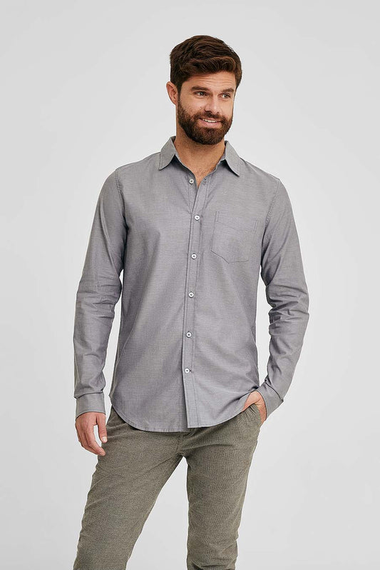 Waldo Shirt Cotton Color Grey
