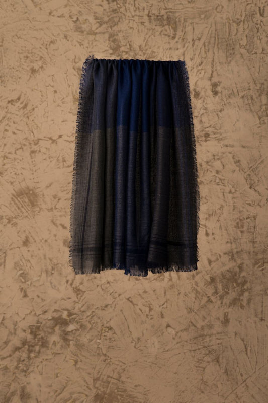 Brigitte -Royal Alpaca & Silk Shawl Royal Alpaca & Silk Color Blue