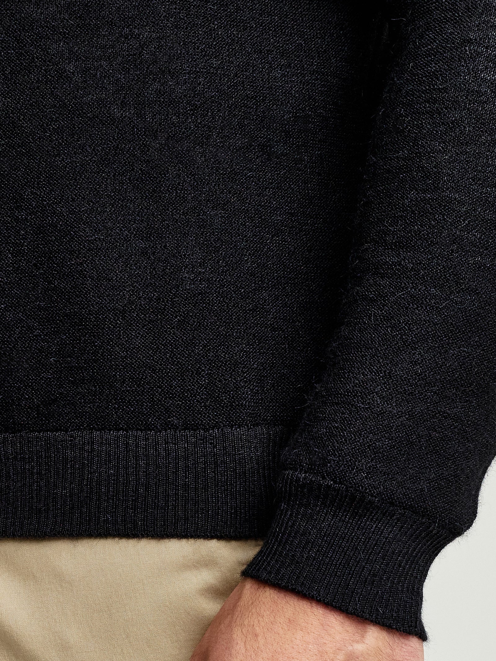 Satoru Sweater Baby Alpaca Color Black