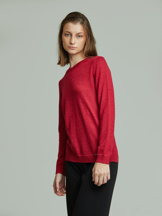 Alexia Sweater Baby Alpaca Color Rumba