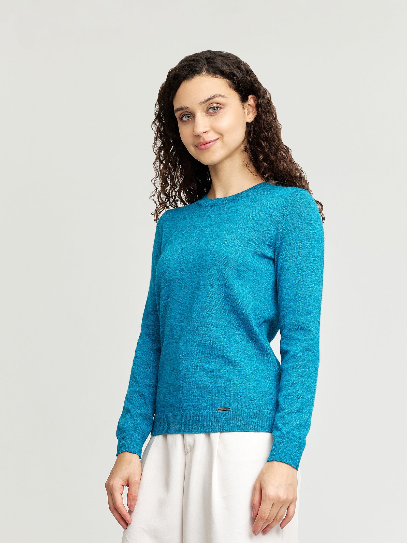 Suéter Alexia De Baby Alpaca Color Diesel