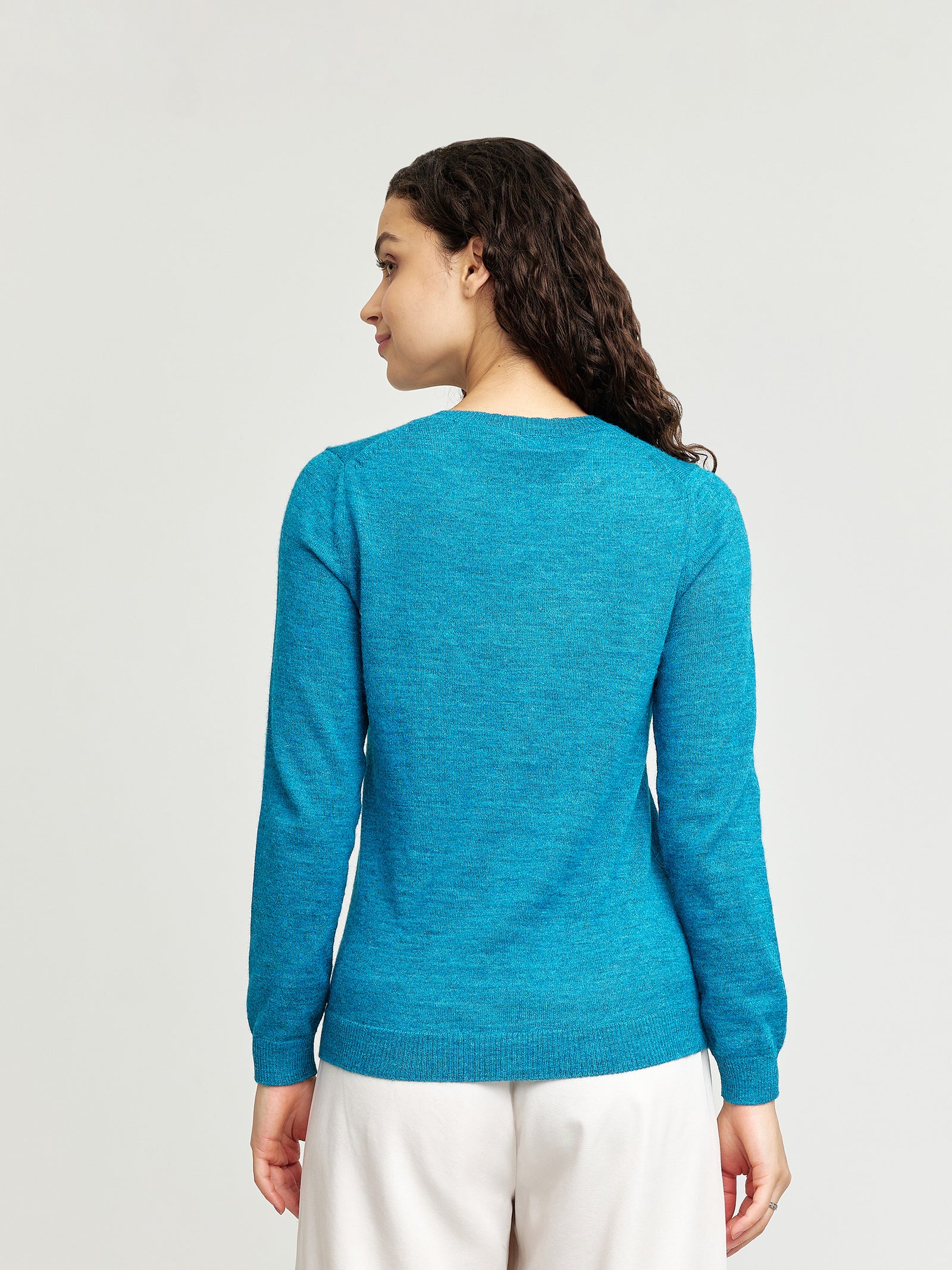 Suéter Alexia De Baby Alpaca Color Diesel