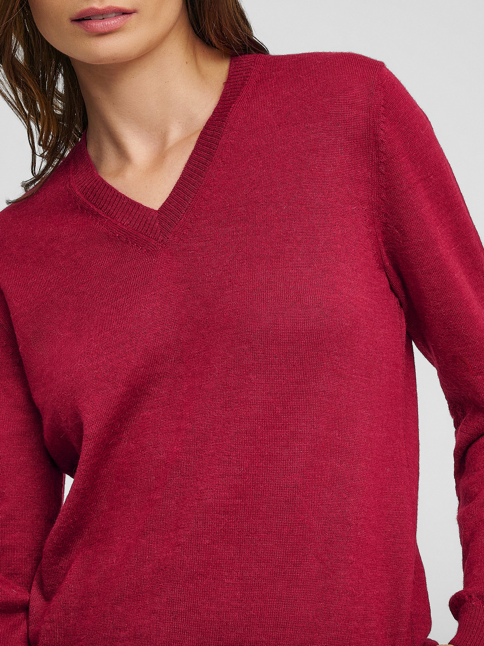 Suéter Alicia De Baby Alpaca Color Rumba