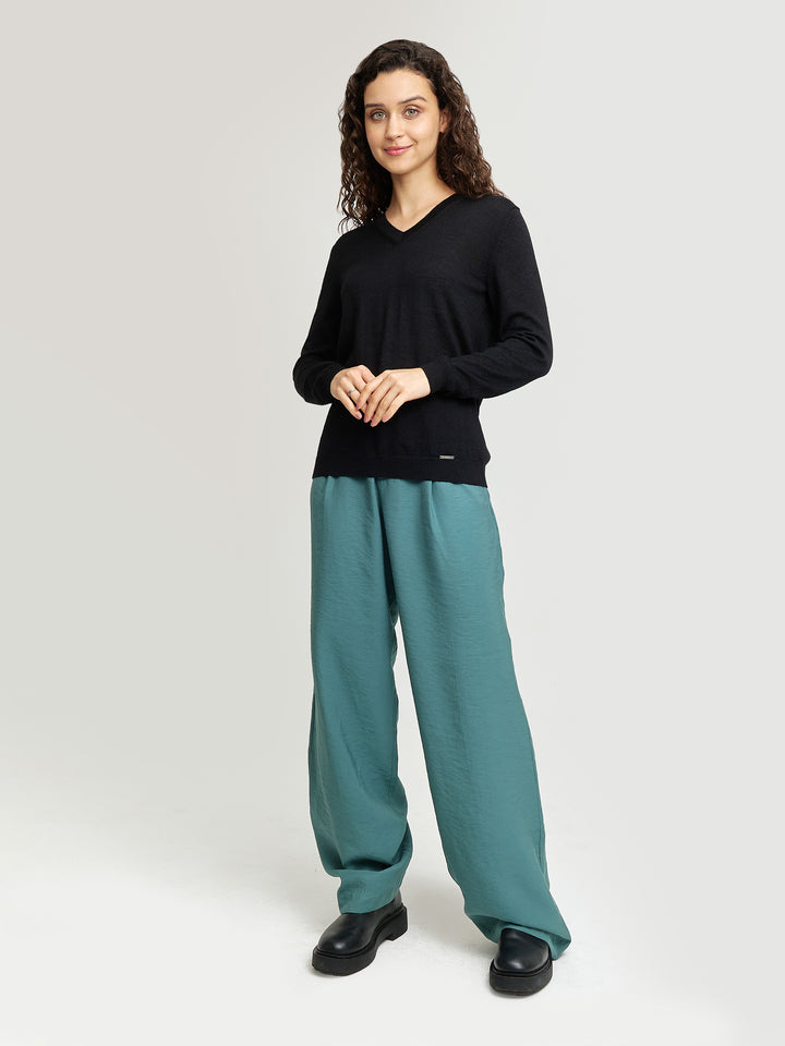 Suéter Alicia De Baby Alpaca Color Black