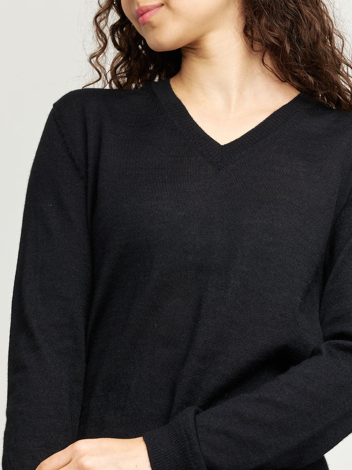 Suéter Alicia De Baby Alpaca Color Black