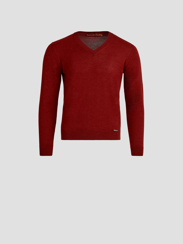 Suéter Alan De Baby Alpaca Color Vermouth