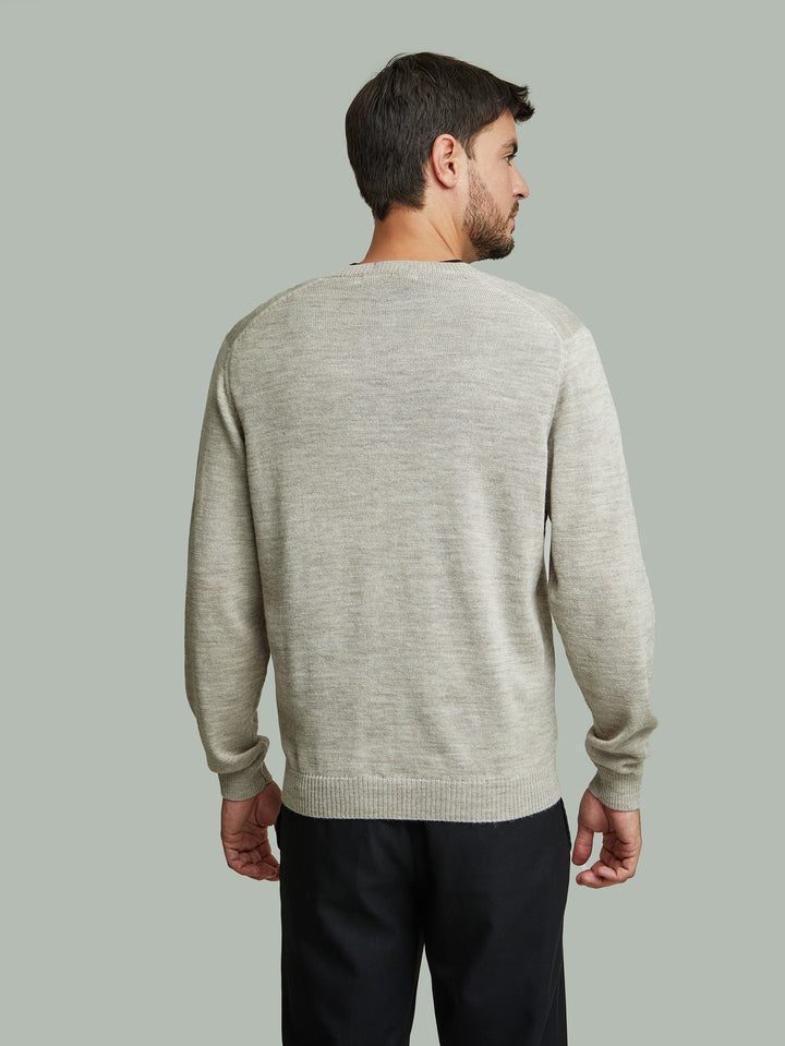 Alan Sweater Baby Alpaca Color Polvo