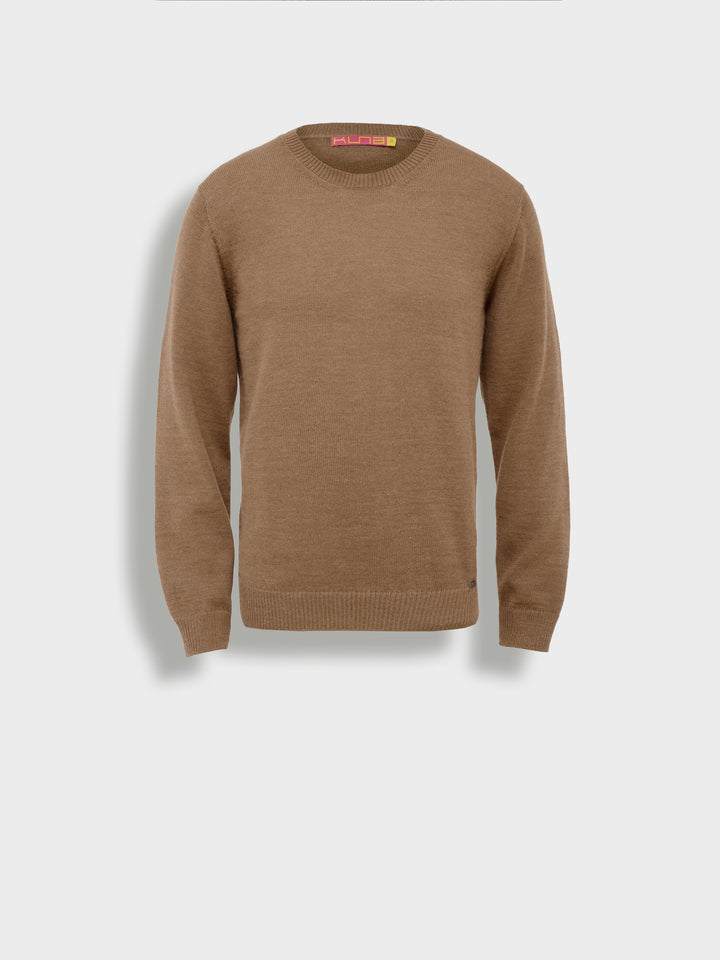 Alaska Sweater Baby Alpaca Color Beige