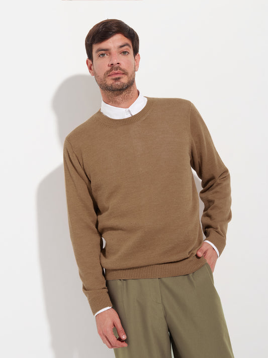 Alaska Sweater Baby Alpaca Color Beige