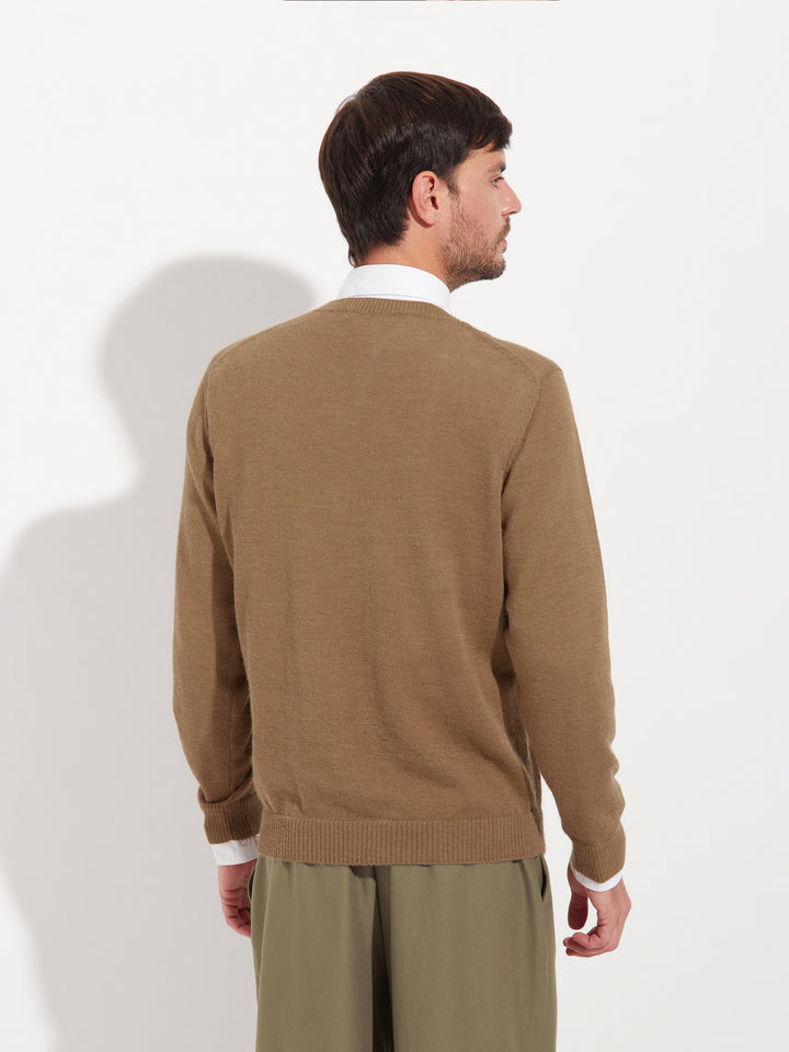 Alaska Sweater Baby Alpaca Color Beige