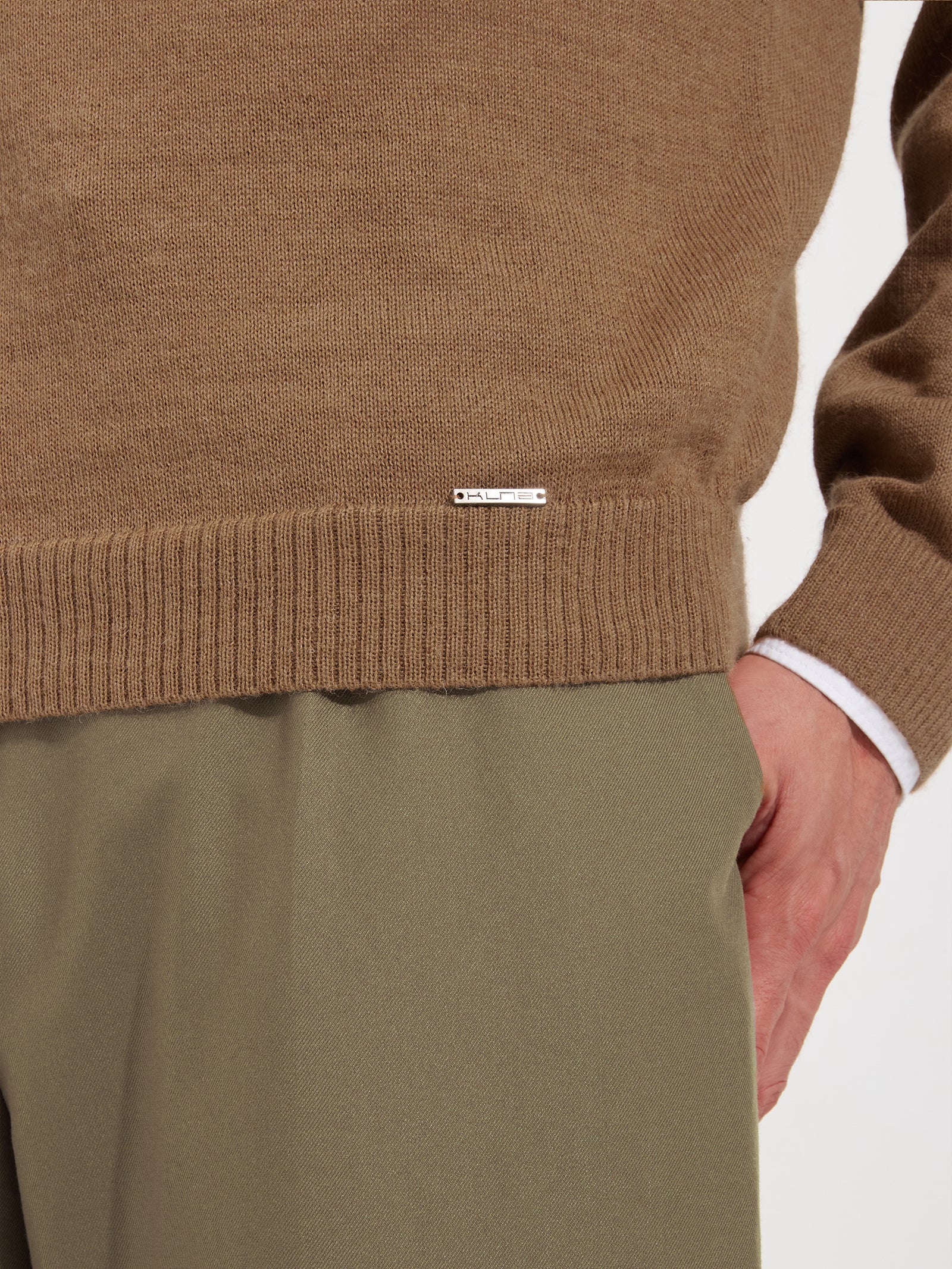 Alaska Sweater Baby Alpaca Color Beige