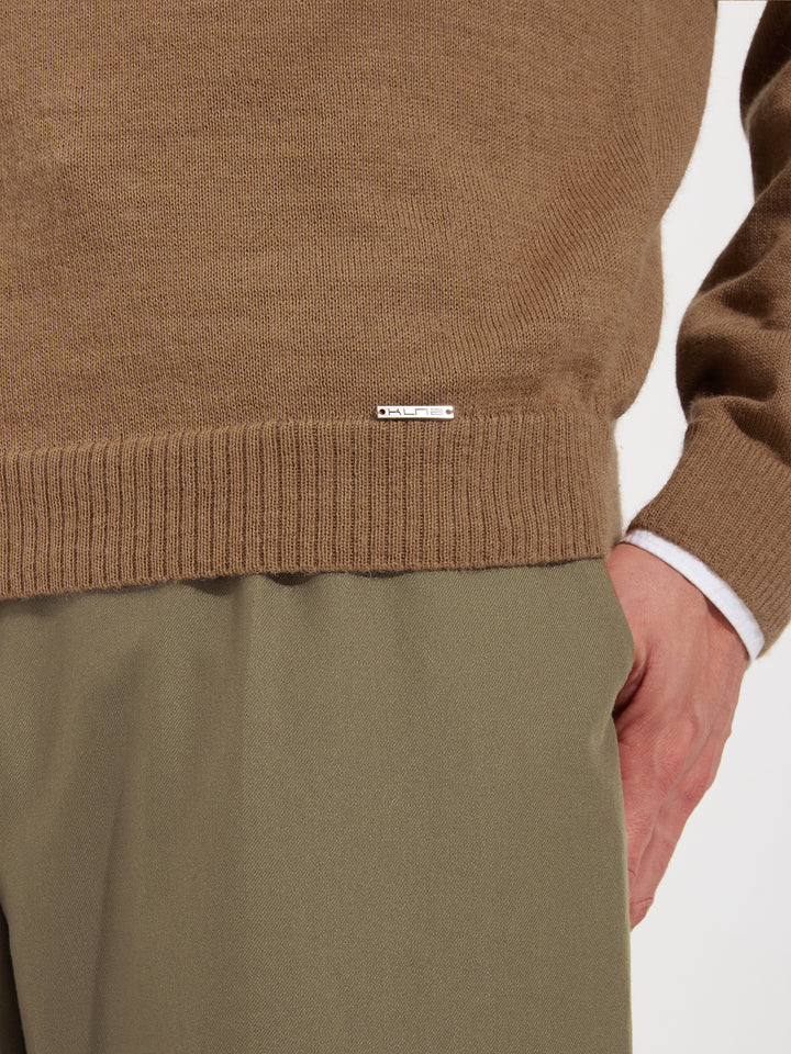 Alaska Sweater Baby Alpaca Color Beige