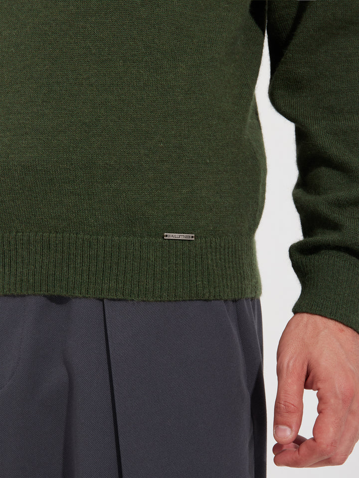Alaska Sweater Baby Alpaca Color Green