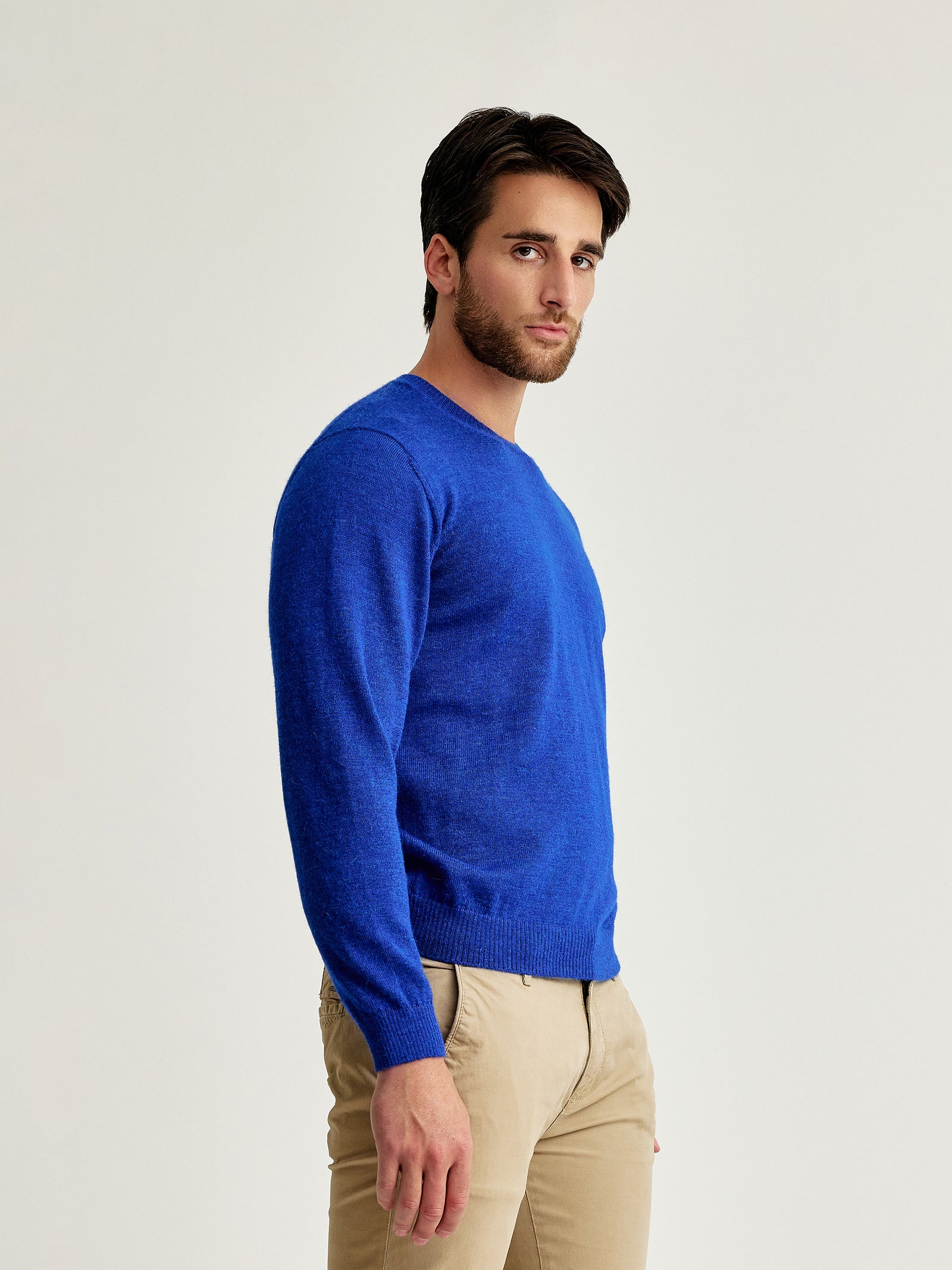Alaska Sweater Baby Alpaca Color Blu