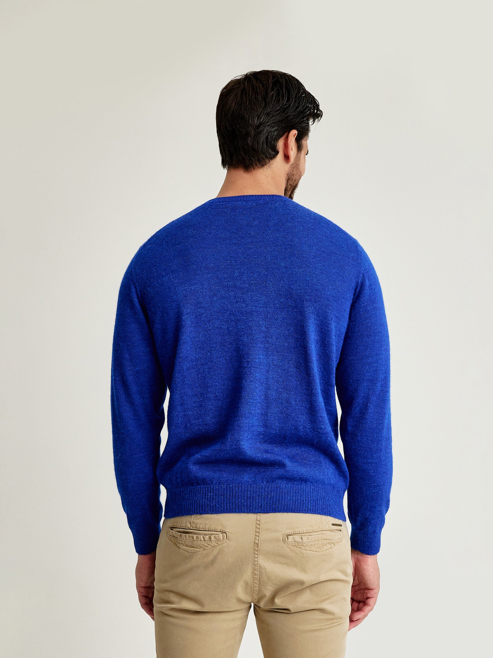 Alaska Sweater Baby Alpaca Color Blu