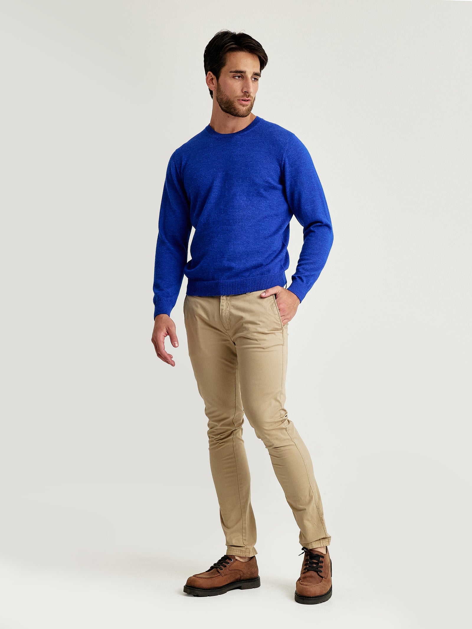 Alaska Sweater Baby Alpaca Color Blu