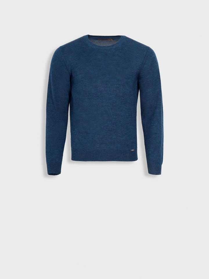 Alaska Sweater Baby Alpaca Color Blue