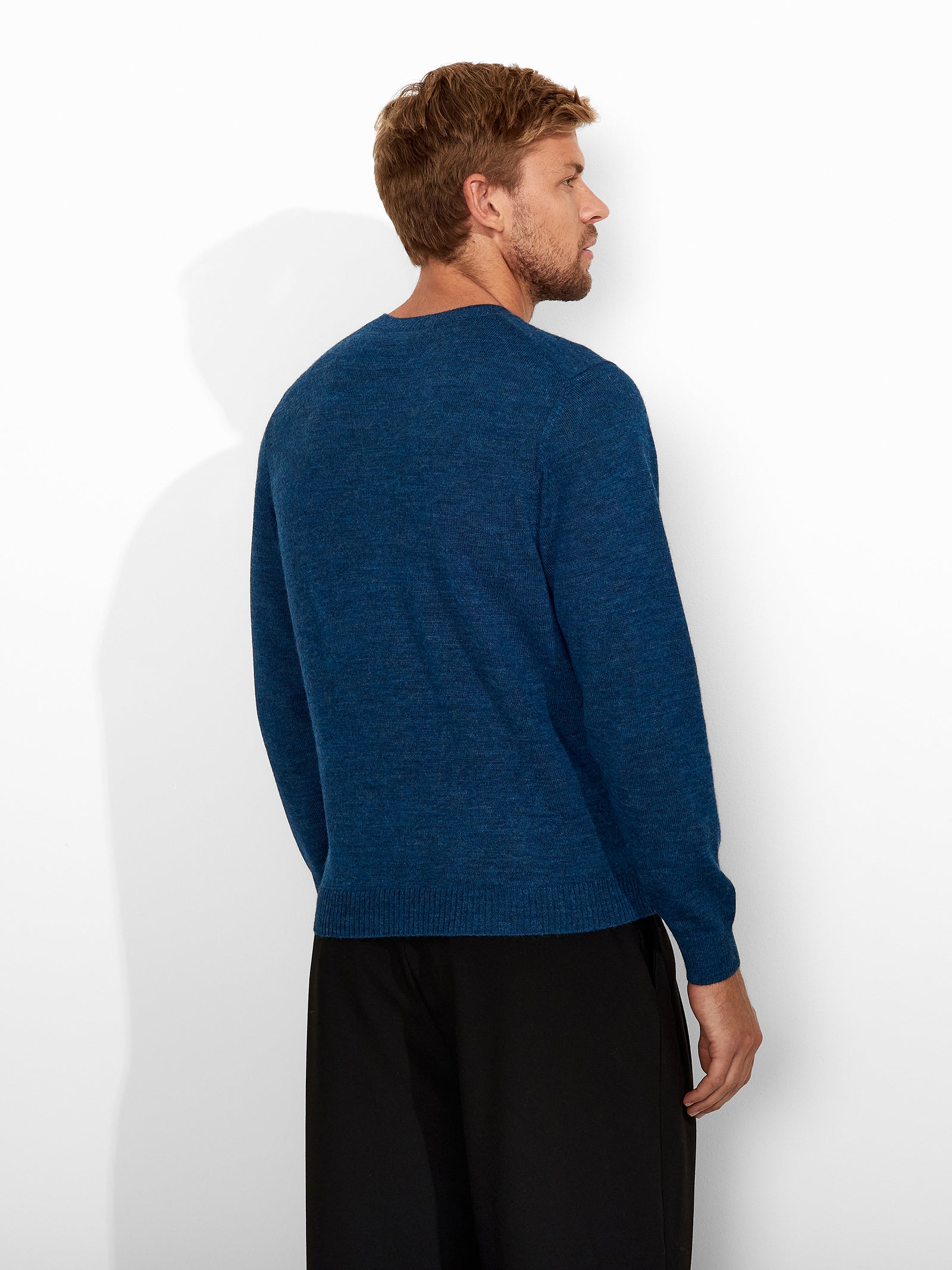 Alaska Sweater Baby Alpaca Color Blue