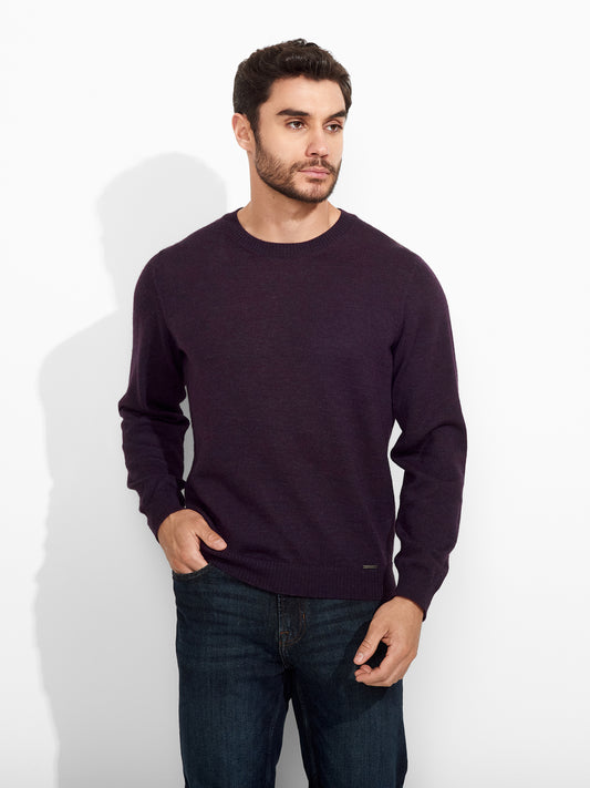 Alaska Sweater Baby Alpaca Color Purple