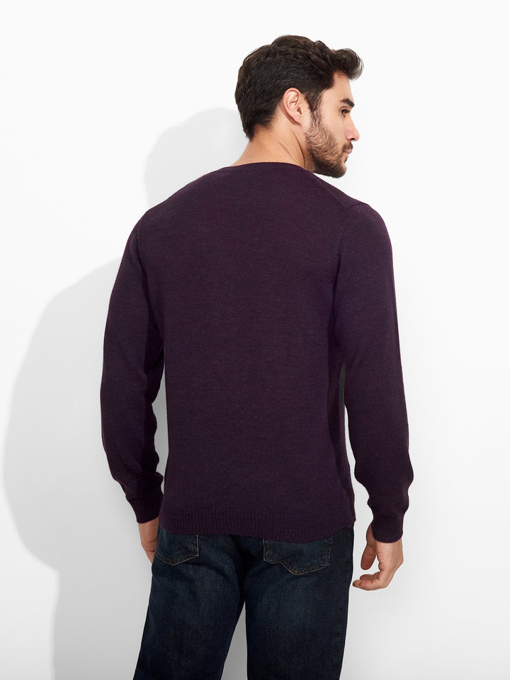Sweater Alaska Baby Alpaca Color Morado
