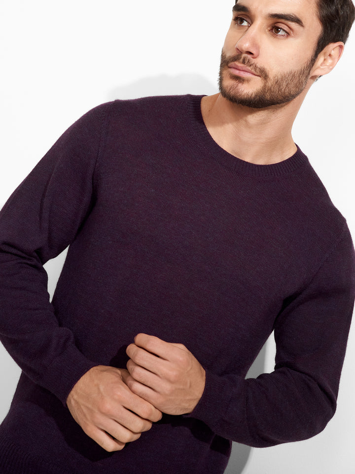 Sweater Alaska Baby Alpaca Color Morado