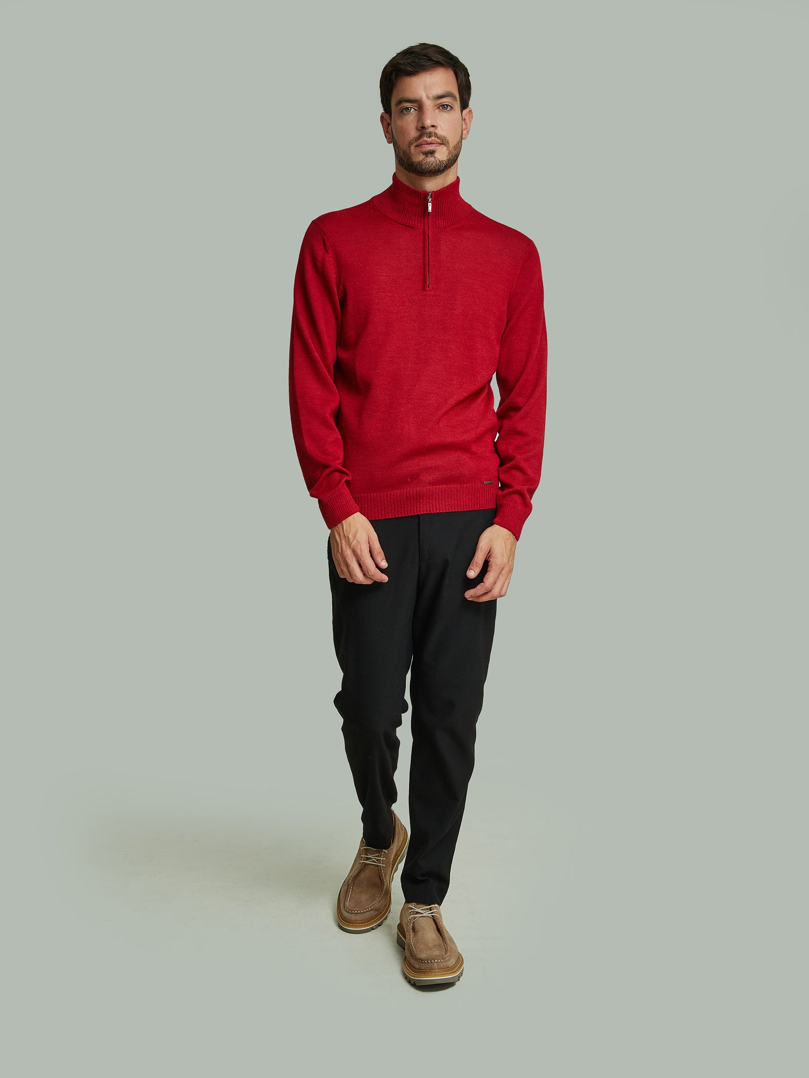 Suéter Albert De Baby Alpaca Color Vermouth