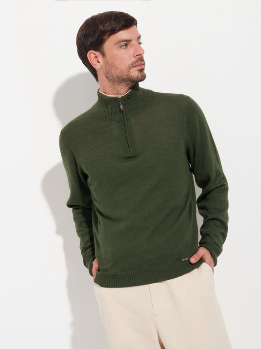 Albert Sweater Baby Alpaca Color Green