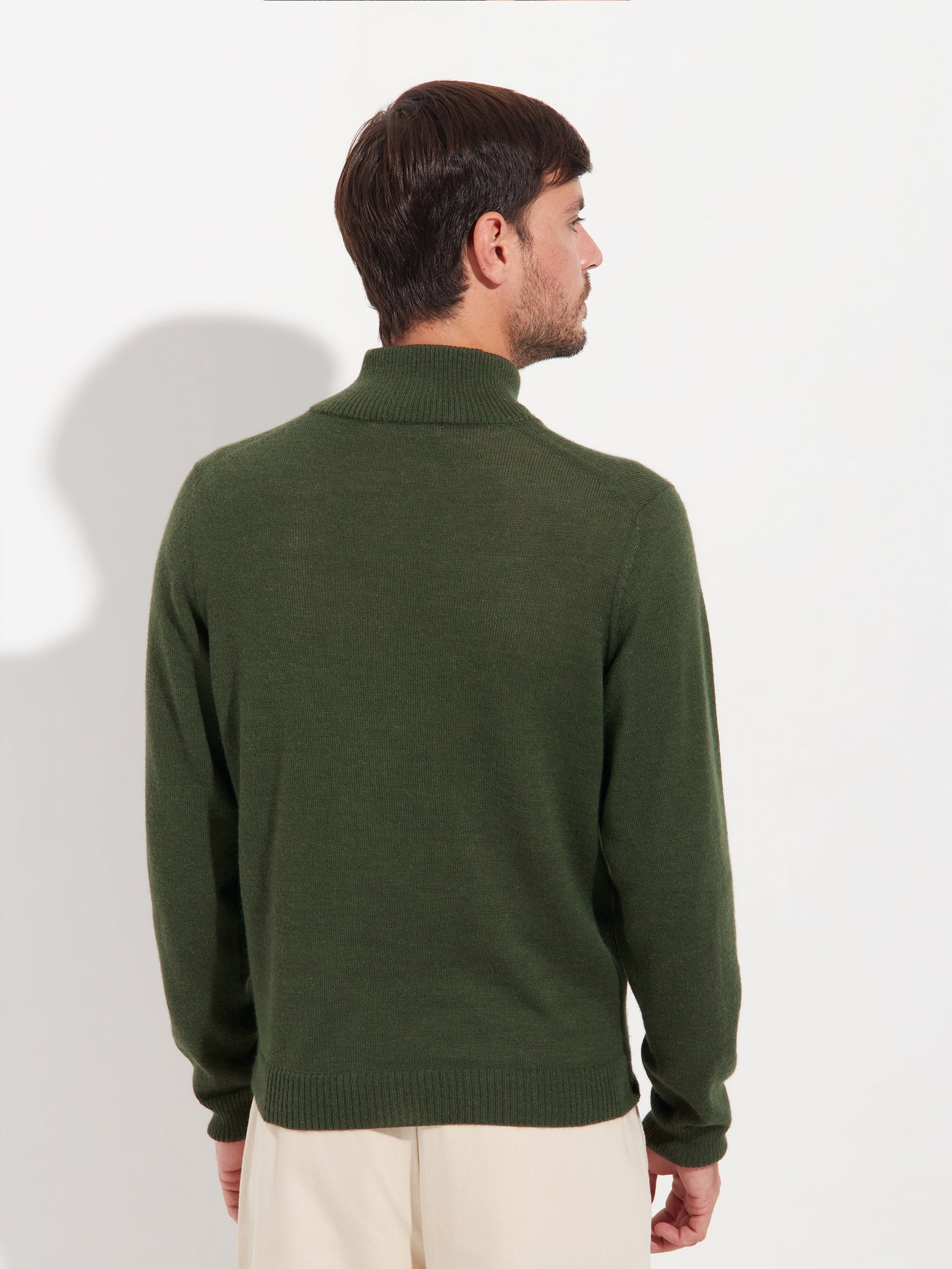 Albert Sweater Baby Alpaca Color Green