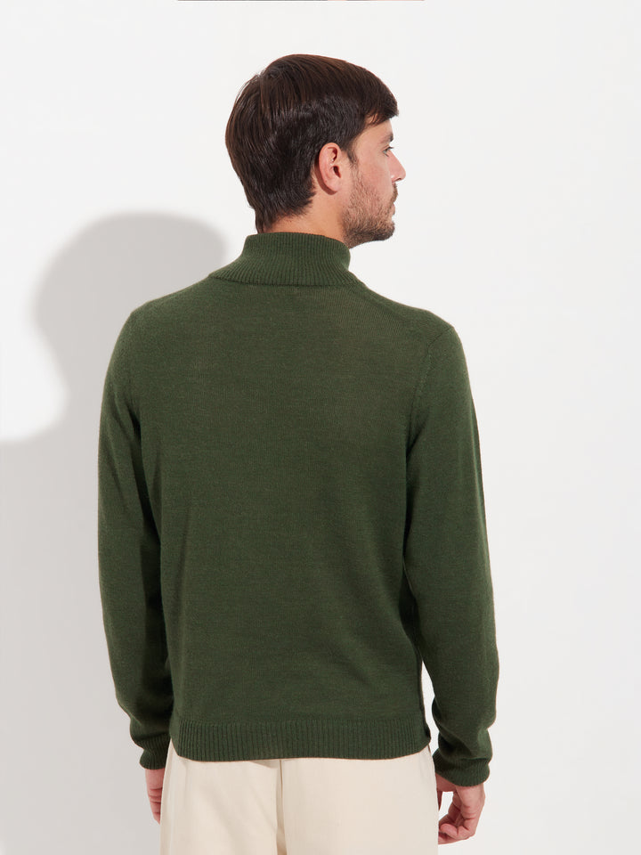 Albert Sweater Baby Alpaca Color Green