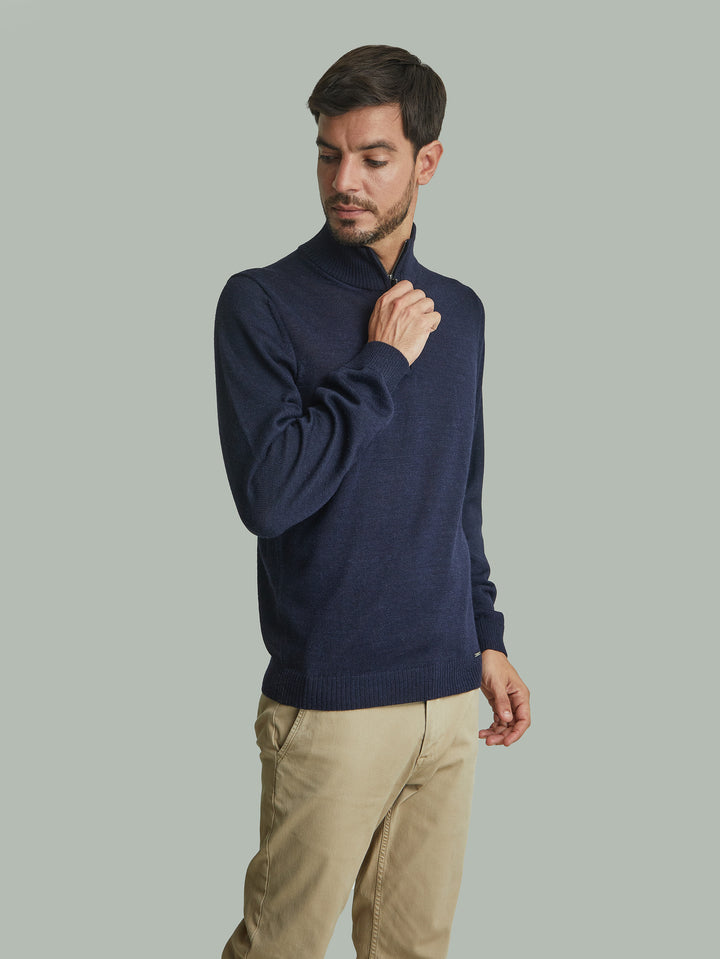 Suéter Albert De Baby Alpaca Color Golondrina