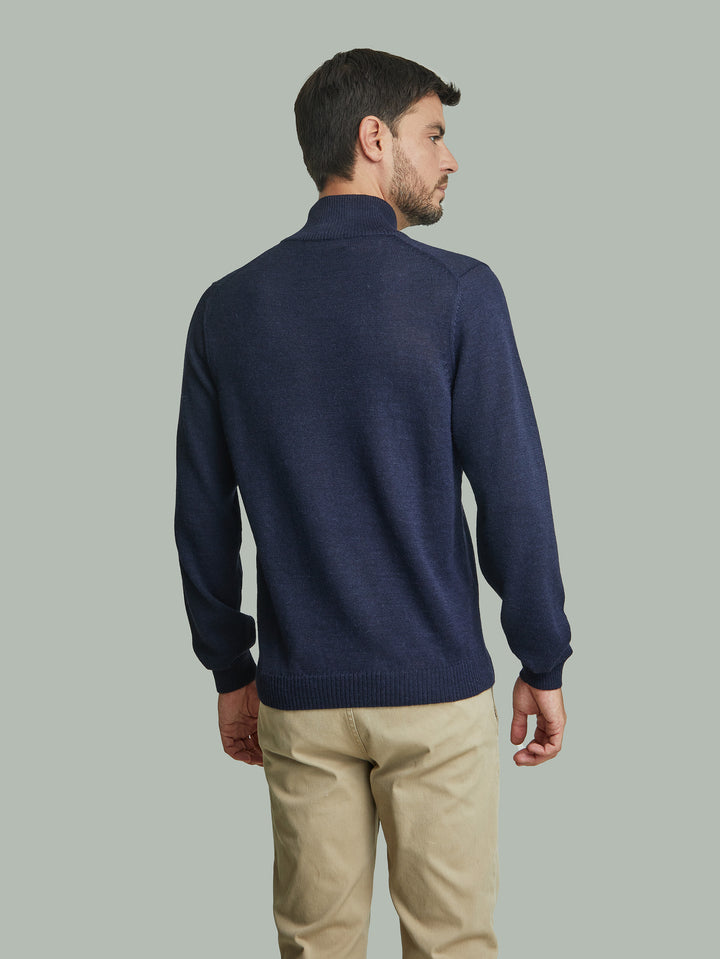 Suéter Albert De Baby Alpaca Color Golondrina