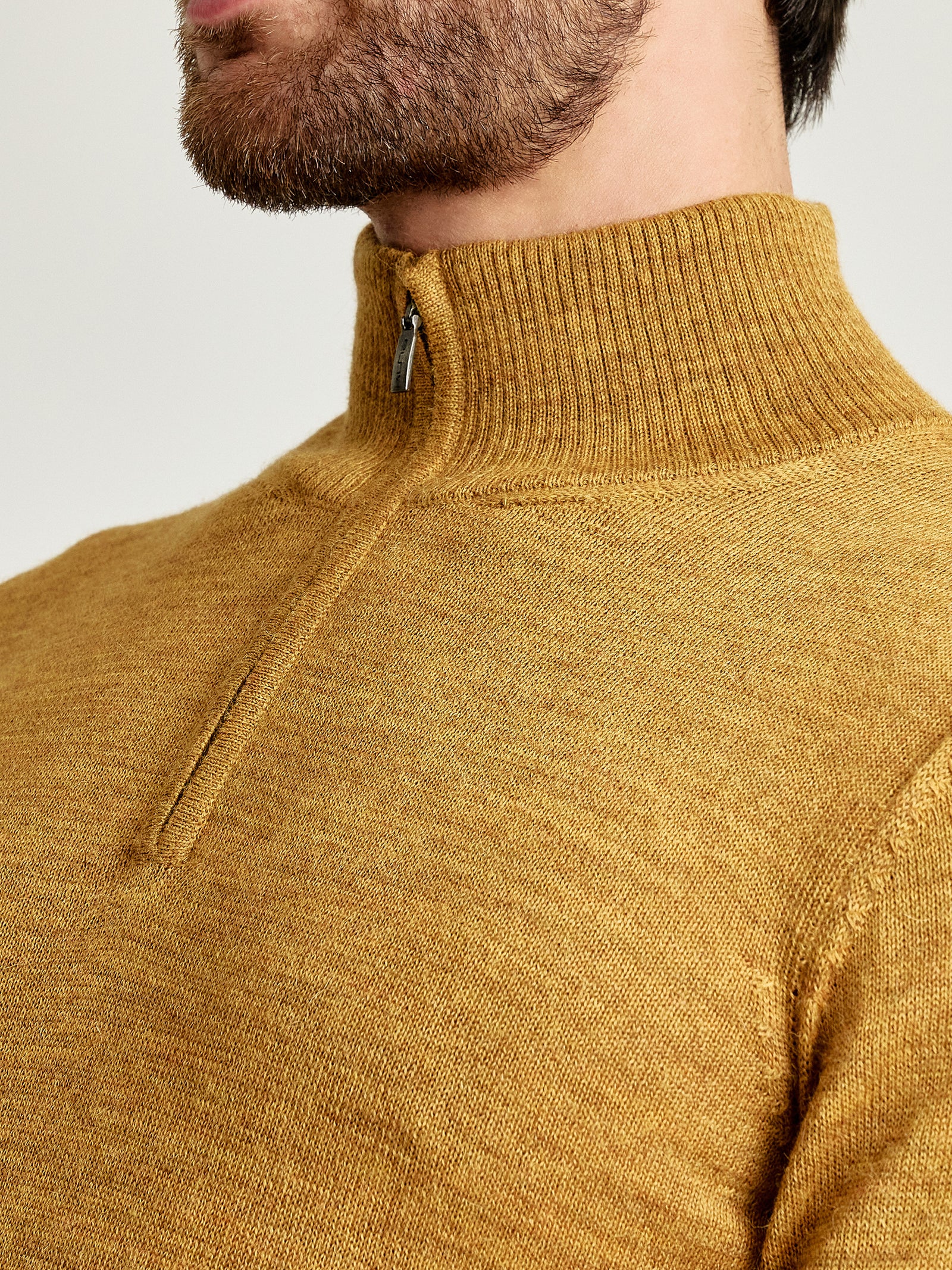 Albert Sweater Baby Alpaca Color Senape