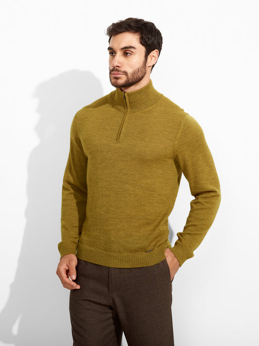 Albert Sweater Baby Alpaca Color Yellow