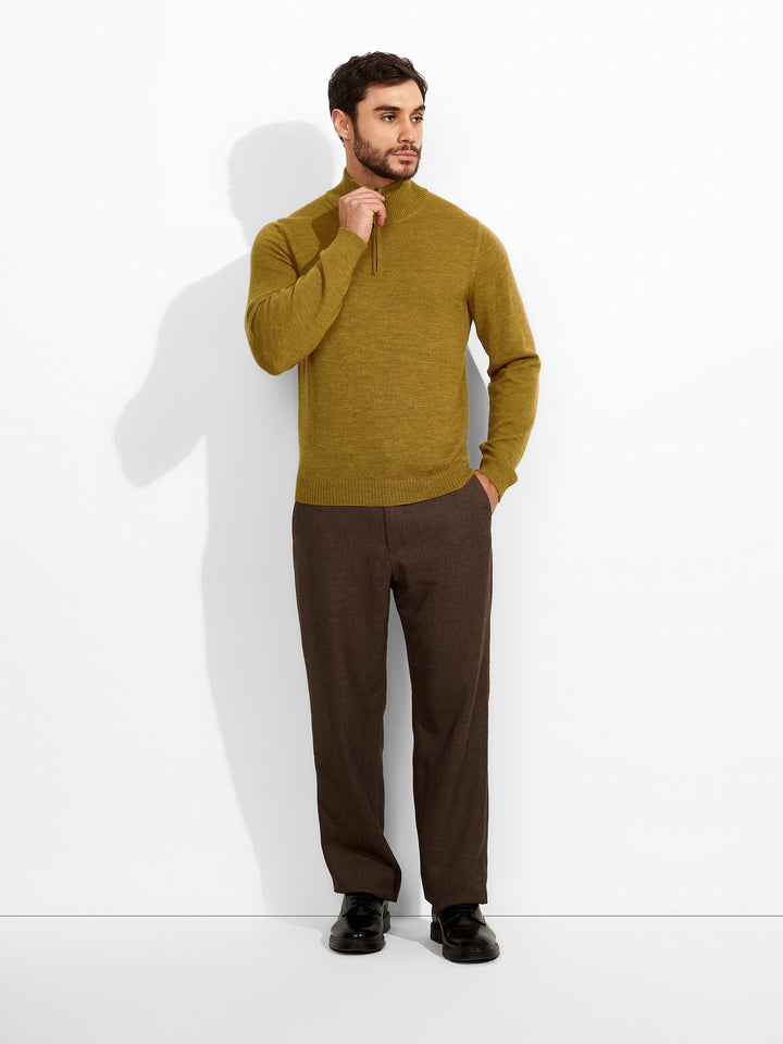 Albert Sweater Baby Alpaca Color Yellow