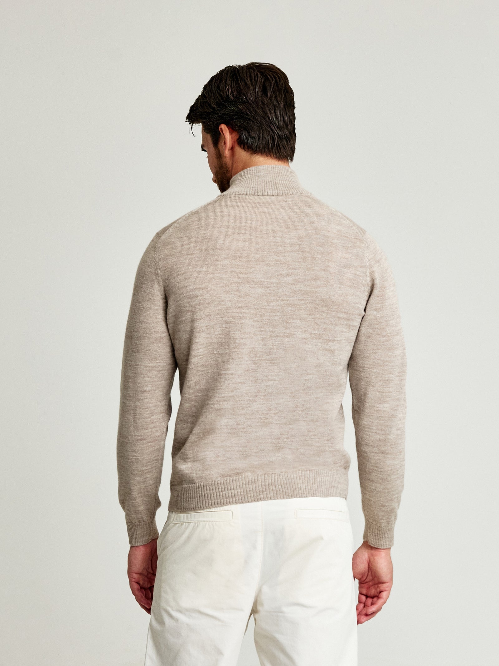 Albert Sweater Baby Alpaca Color Polvo