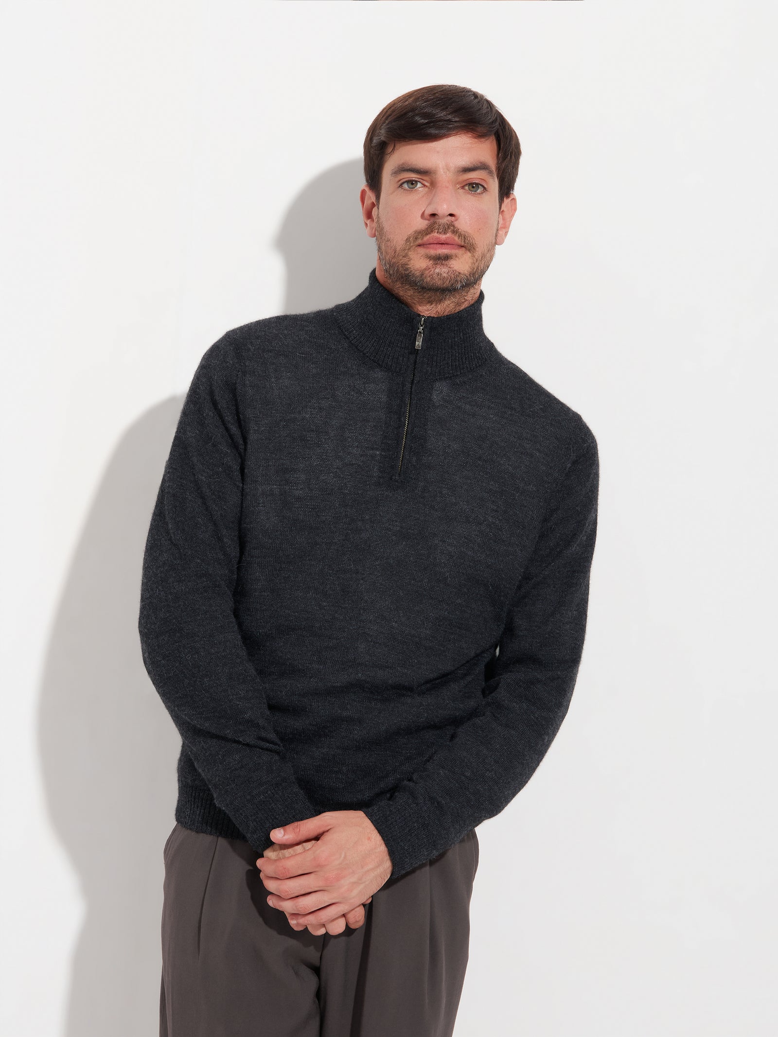 Suéter Albert De Baby Alpaca Color Anthracite