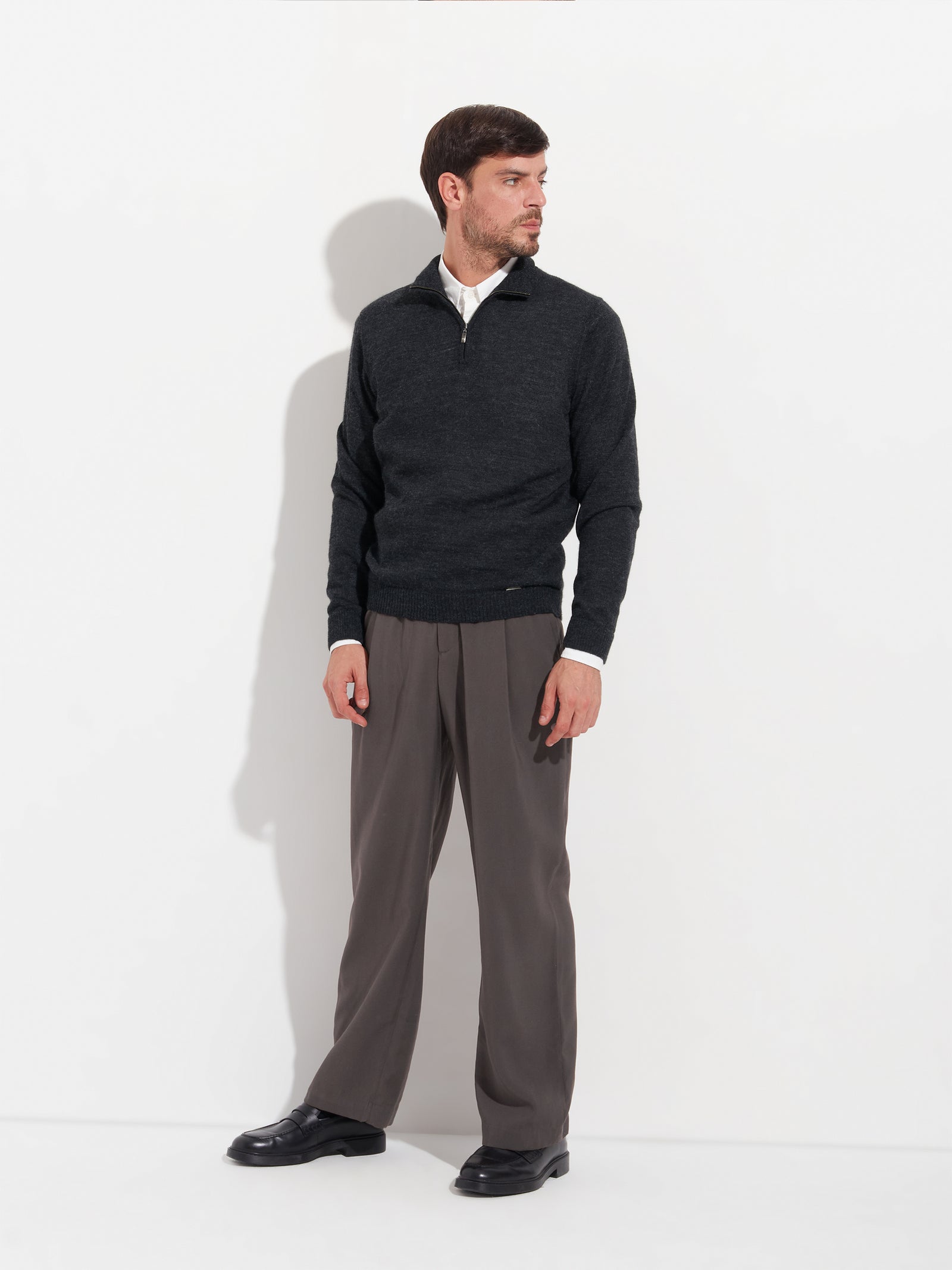 Suéter Albert De Baby Alpaca Color Anthracite