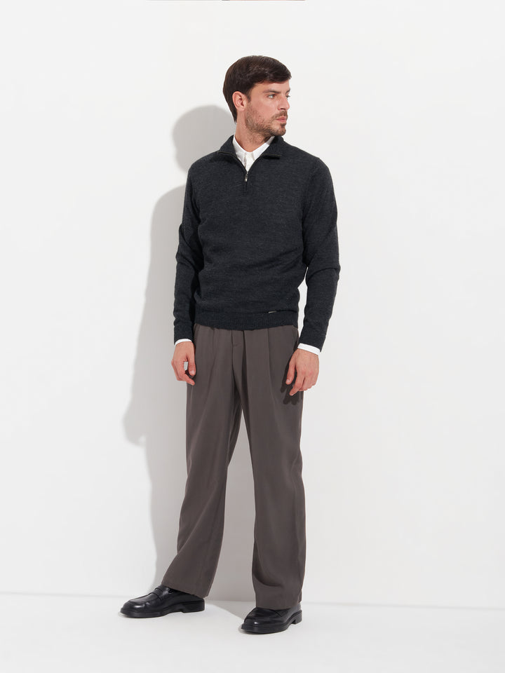 Suéter Albert De Baby Alpaca Color Anthracite