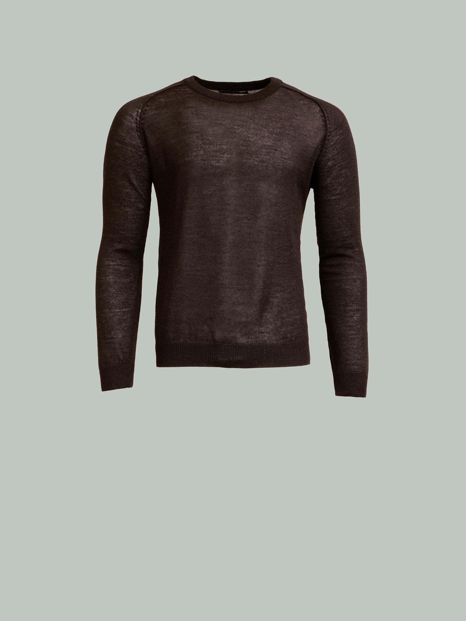 SUÉTER BREAK DE BABY ALPACA BLACK COLOR BLACK