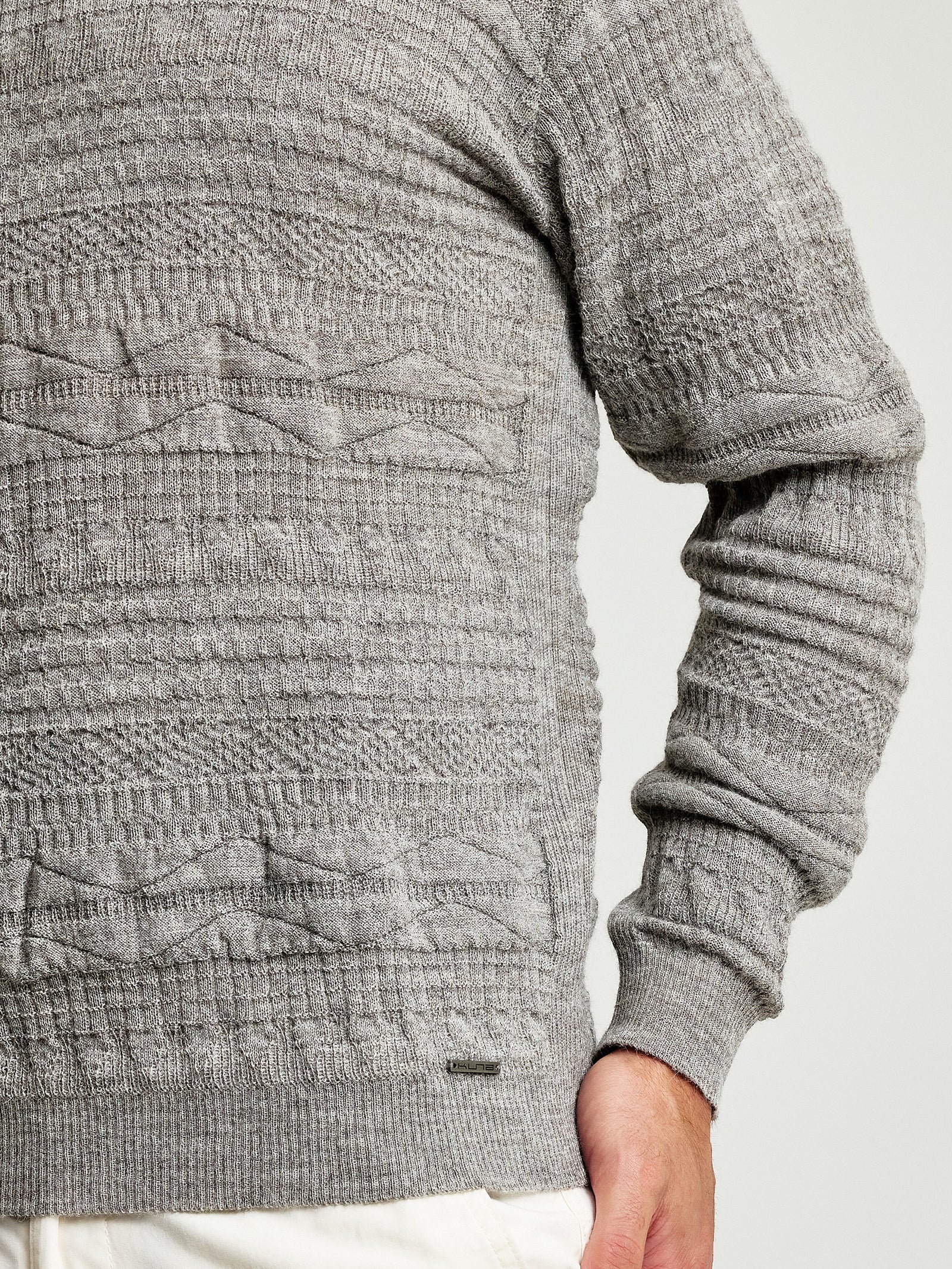Uptown Sweater Baby Alpaca Color Griggio