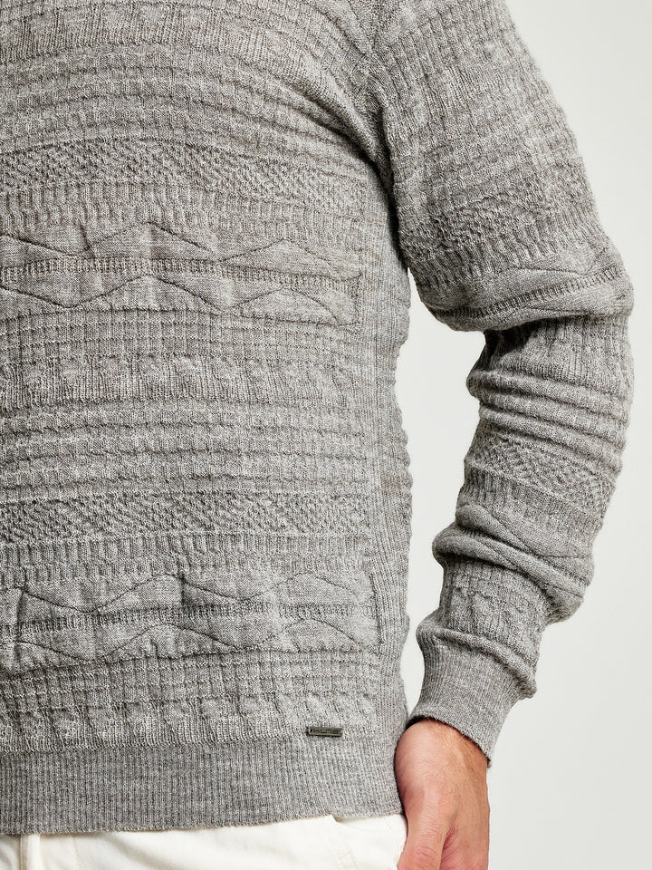 Uptown Sweater Baby Alpaca Color Griggio