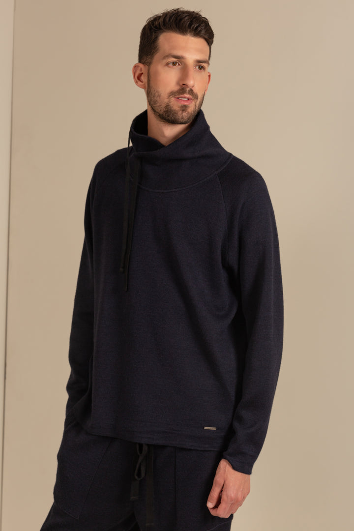 SUÉTER UNISEX DE ALGODÓN & BABY ALPACA COLOR TORNADO