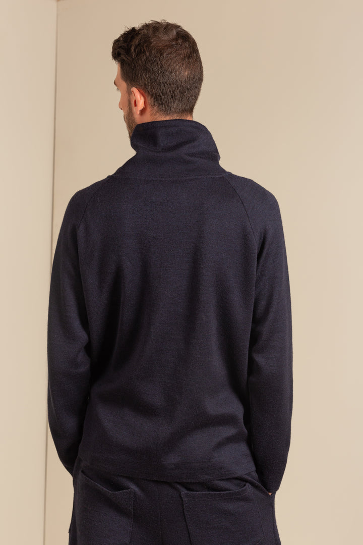 SUÉTER UNISEX DE ALGODÓN & BABY ALPACA COLOR TORNADO