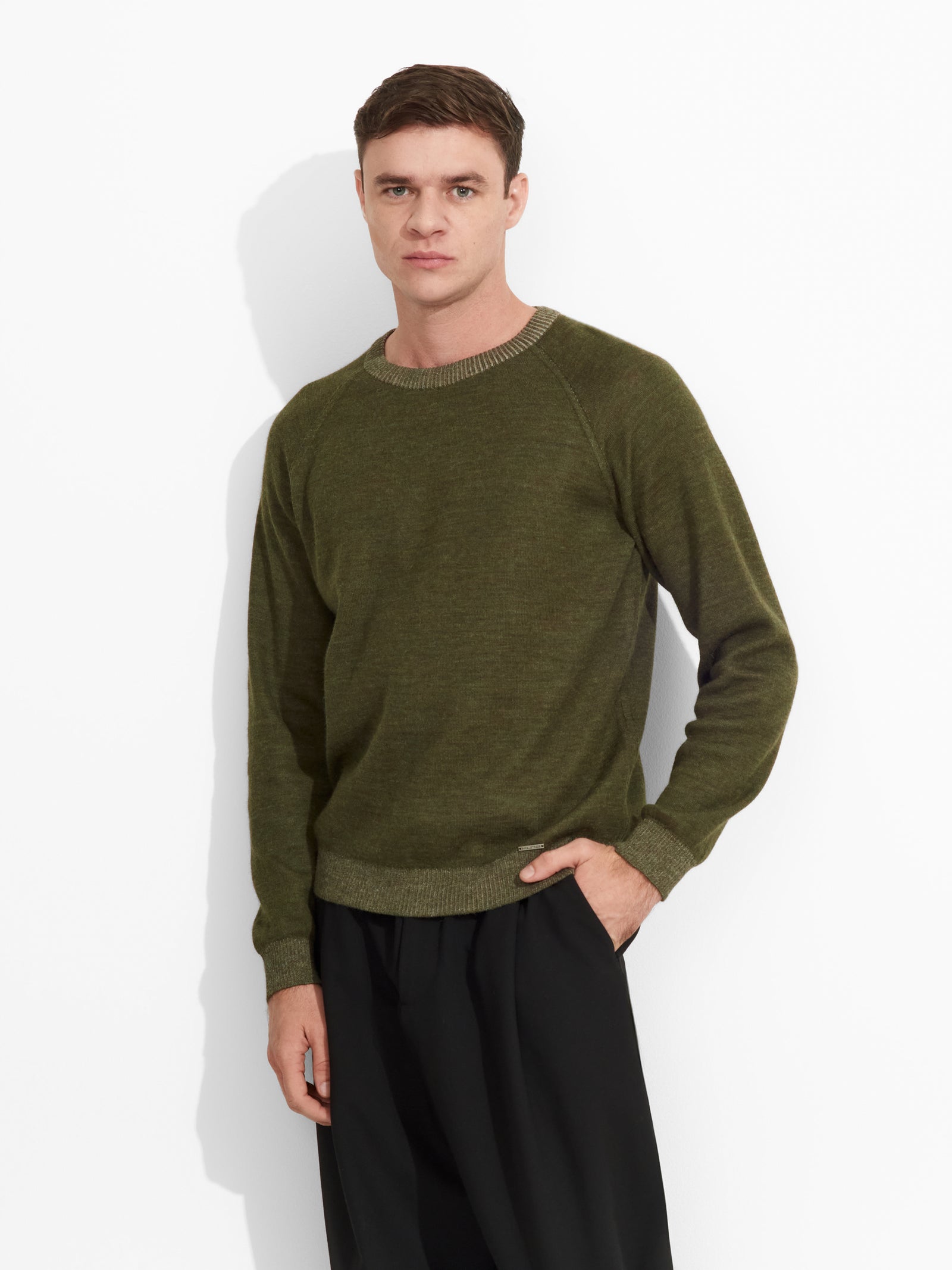 Vittorio Sweater Baby Alpaca Color Green