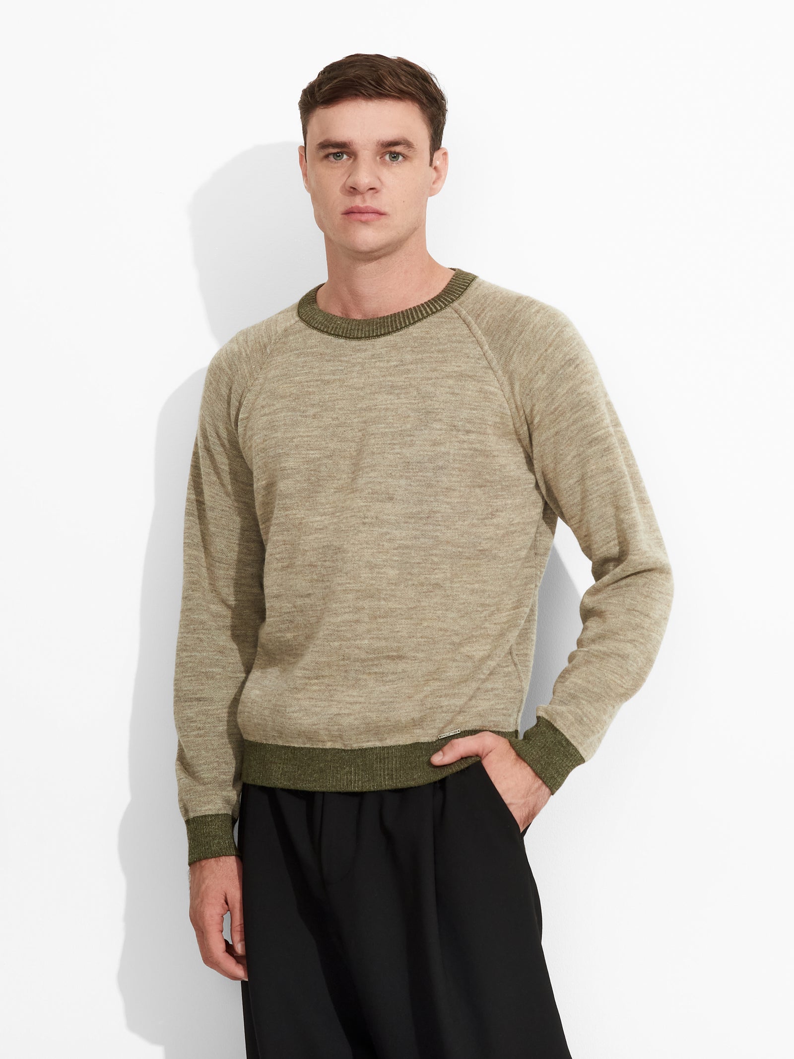 Vittorio Sweater Baby Alpaca Color Green