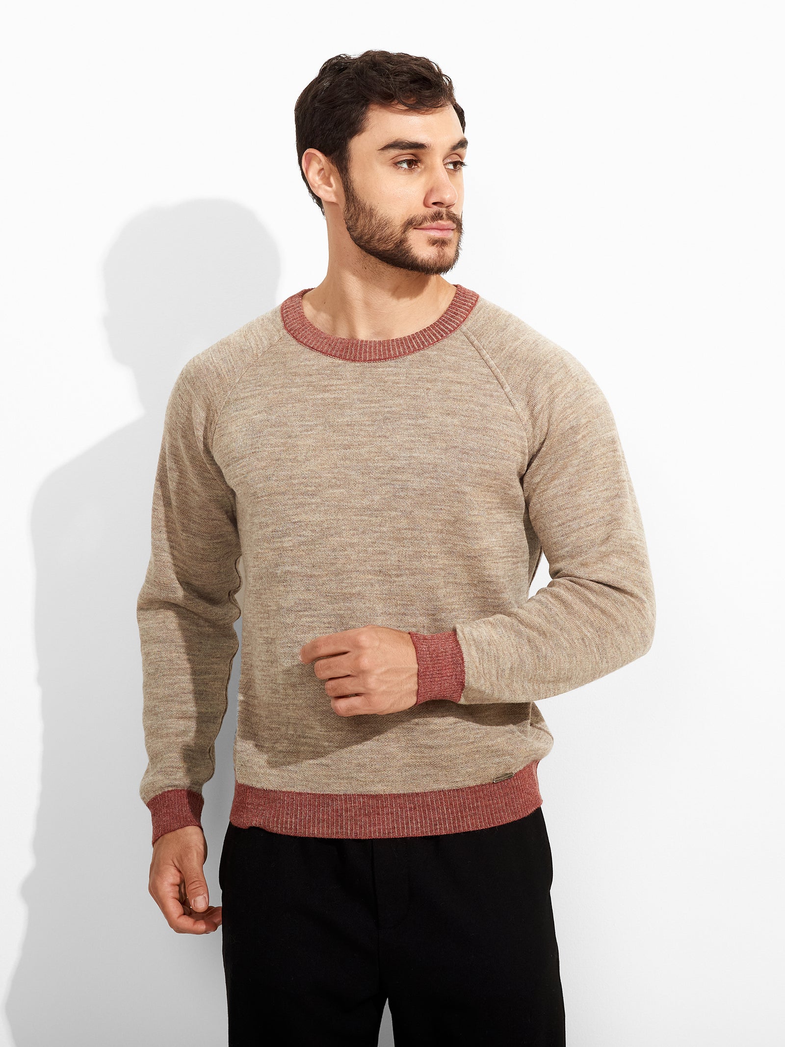 Vittorio Sweater Baby Alpaca Color Red