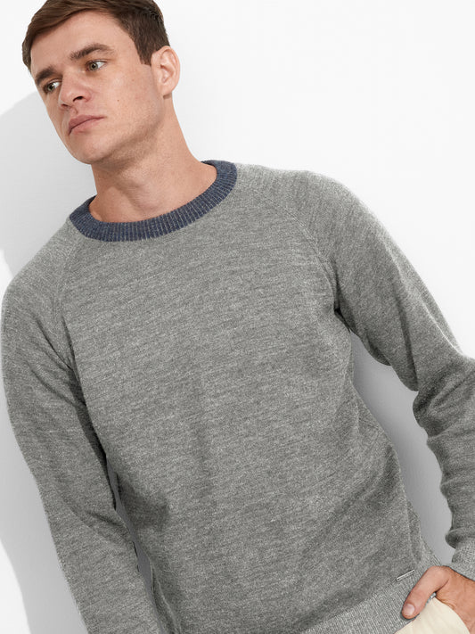 Vittorio Sweater Baby Alpaca Color Blue